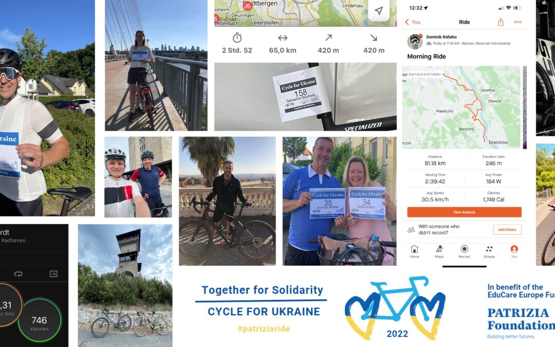 235 participants cycled at the 2nd #patriziaride